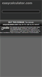 Mobile Screenshot of easycalculator.com